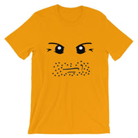 Brick Forces Scruffy Face Short-Sleeve Unisex T-Shirt - Gold / S