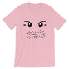 Brick Forces Scruffy Face Short-Sleeve Unisex T-Shirt - Pink / S
