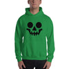 Brick Forces Skeleton Face Unisex Hoodie - Irish Green / S - Printful Clothing