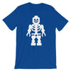 Brick Forces Skeleton Short-Sleeve Unisex T-Shirt - True Royal / S