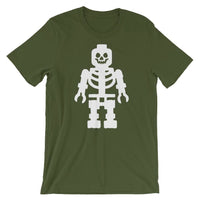 Brick Forces Skeleton Short-Sleeve Unisex T-Shirt - Olive / S