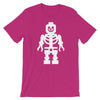 Brick Forces Skeleton Short-Sleeve Unisex T-Shirt - Berry / S