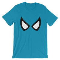 Brick Forces Spider Eyes Short-Sleeve Unisex T-Shirt - Aqua / S