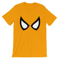 Brick Forces Spider Eyes Short-Sleeve Unisex T-Shirt - Gold / S