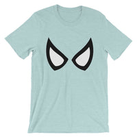 Brick Forces Spider Eyes Short-Sleeve Unisex T-Shirt - Heather Prism Ice Blue / XS