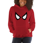 Brick Forces Spider Eyes Unisex Hoodie - Red / S - Printful Clothing