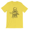 Brick Forces Warrior Short-Sleeve Unisex T-Shirt - Yellow / S