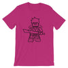 Brick Forces Warrior Short-Sleeve Unisex T-Shirt - Berry / S