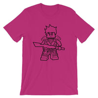 Brick Forces Warrior Short-Sleeve Unisex T-Shirt - Berry / S