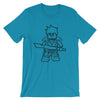 Brick Forces Warrior Short-Sleeve Unisex T-Shirt - Aqua / S