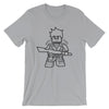 Brick Forces Warrior Short-Sleeve Unisex T-Shirt - Silver / S