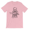 Brick Forces Warrior Short-Sleeve Unisex T-Shirt - Pink / S