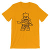 Brick Forces Warrior Short-Sleeve Unisex T-Shirt - Gold / S