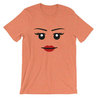 Brick Forces Wildstyle Face Short-Sleeve Unisex T-Shirt - Heather Orange / S