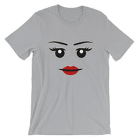 Brick Forces Wildstyle Face Short-Sleeve Unisex T-Shirt - Silver / S