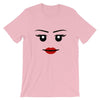 Brick Forces Wildstyle Face Short-Sleeve Unisex T-Shirt - Pink / S