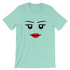 Brick Forces Wildstyle Face Short-Sleeve Unisex T-Shirt - Heather Mint / S
