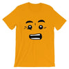 Brick Forces Worried Face Short-Sleeve Unisex T-Shirt - Gold / S
