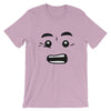 Brick Forces Worried Face Short-Sleeve Unisex T-Shirt - Heather Prism Lilac / XS