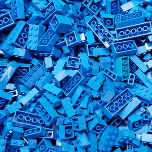 Bricks for Building and Education BLUE (600 Bricks) - Bricks