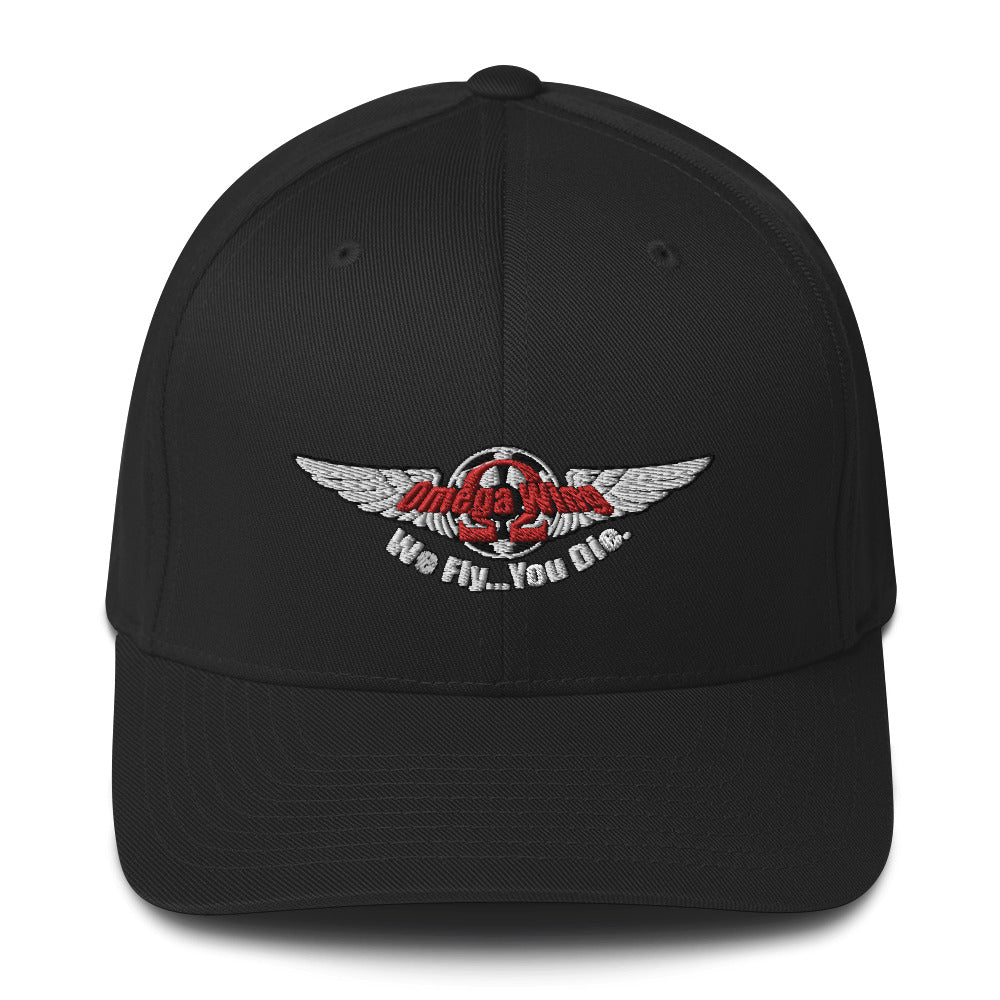 Omega Wing Structured Twill Cap - S/M - Printful Clothing