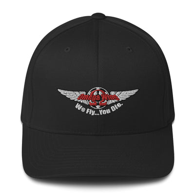 Omega Wing Structured Twill Cap - S/M - Printful Clothing