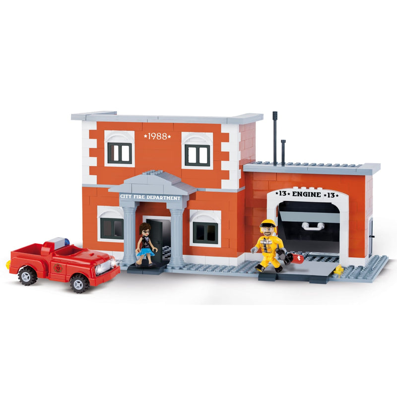 COBI Engine 13 Fire Station Set (330 Pieces) Brick Forces