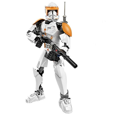 Brick Space Trooper Commander Cody Figure (82 Pieces) - Sets