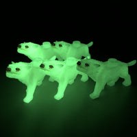 Minifig Glow in the Dark Baby Wolf Warg - Animals