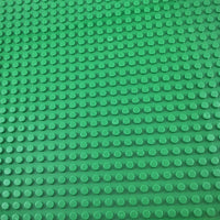 Minifig 16*16 Dots THICKER Building Block Baseplates - Green - Baseplate