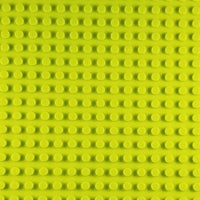 Minifig 16*32 Dots Building Block Baseplates - Lime Green - Baseplate