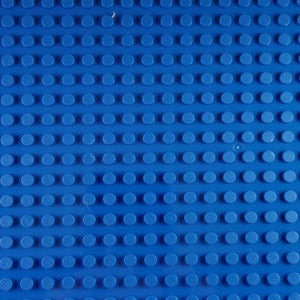 Minifig 16*32 Dots Building Block Baseplates - Blue - Baseplate