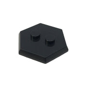 Minifig 2 Dot Hexagon Stand Black - Stand