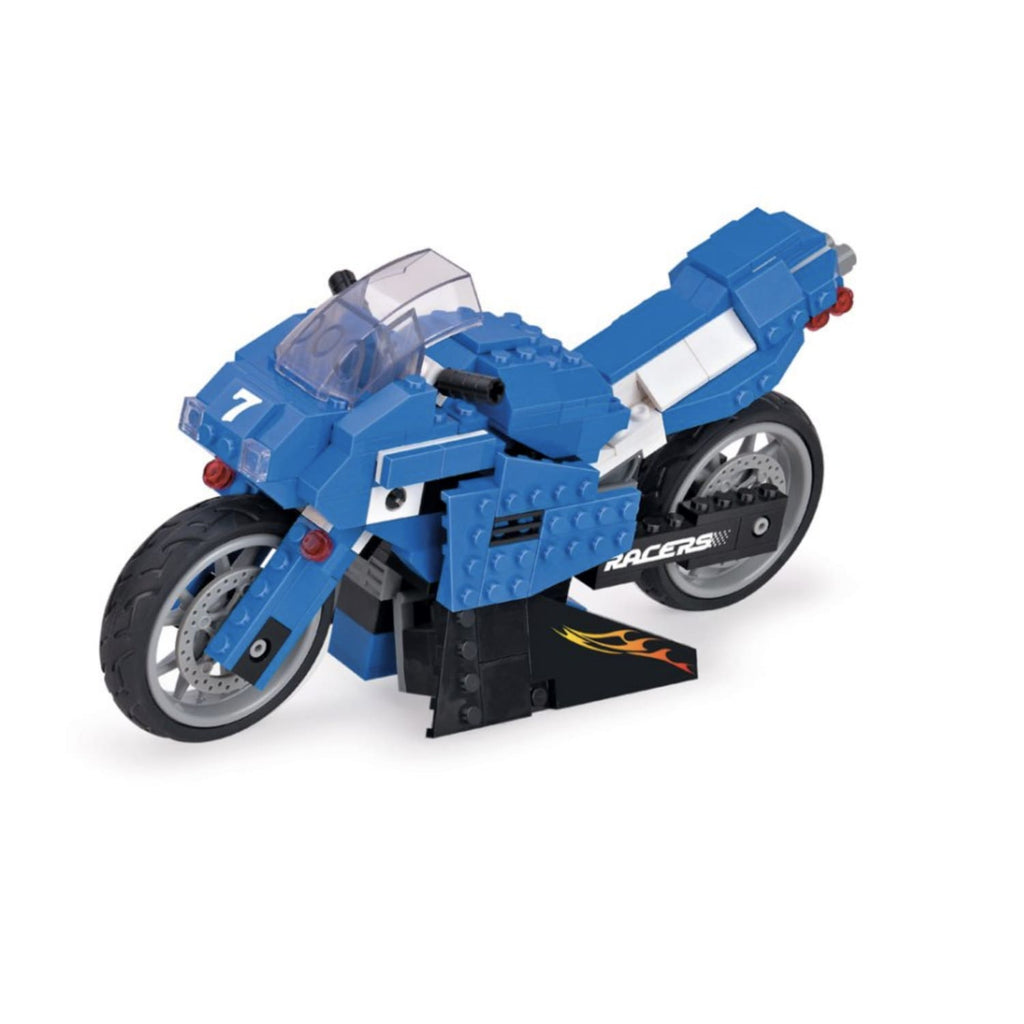 Minifig 3 In 1 Police Motorcycle Set (301 Pieces) - Motorcycles