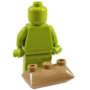 Minifig 3 Peg Tan Sandbag - Dioramas
