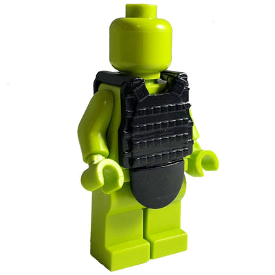 Minifig Ballistic Tactical Vest Black - Vests