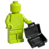 Minifig Black Danger Briefcase (Satchel) - Accessories