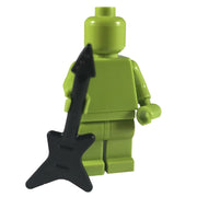 Minifig Black Guitar - Music