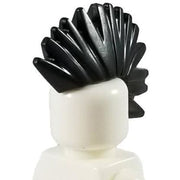Minifig Black Mohawk - Hair