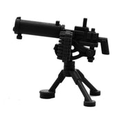 Minifig Block Heavy Machine Gun with Tripod - Heavy Weapon
