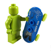 Minifig Blue Skateboard - Accessories