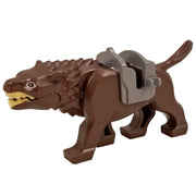 Minifig Brown Wolf Warg - Animals