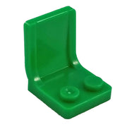 Minifig Color Seat or Chair - Green - Accessories