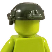 Minifig Combat Helmet Olive Green - Headgear