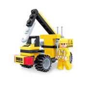 Minifig Construction Small Crane Set (67 Pieces) - Vehicles