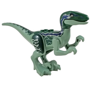 Minifig Dinosaurs Velociraptor Blue - Animals