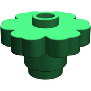 Minifig Flower Accessory Green (1 Piece) - Vegetation
