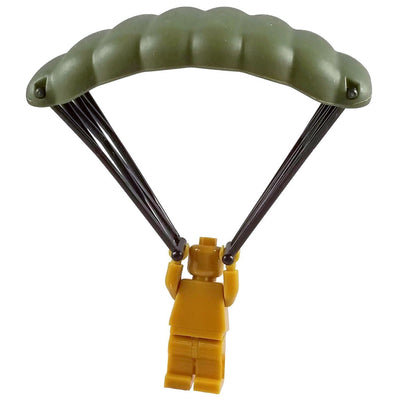 Minifig High-Altitude Military Parachute - Accessories