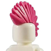 Minifig Magenta Mohawk - Hair
