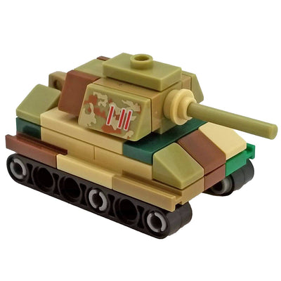 Minifig Micro German Tiger II Tank - Tanks